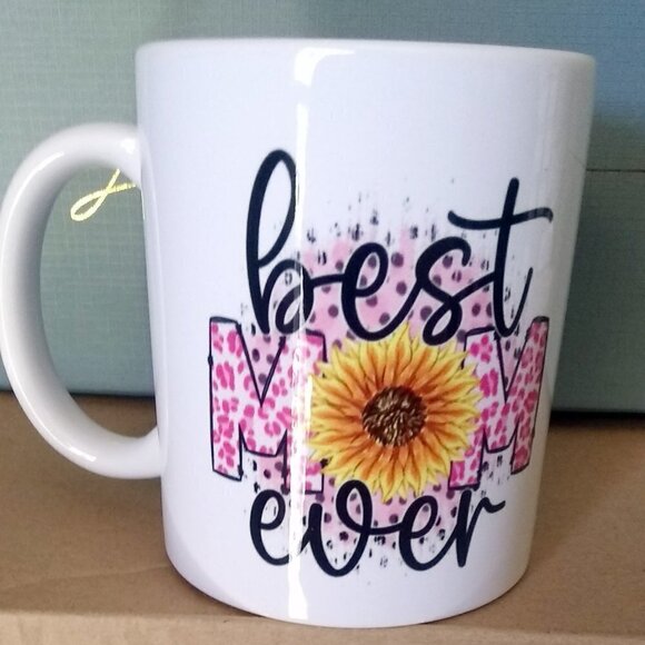 Best Mom Ever! Unique 2-Sided Coffee Cup ~ Mommy + Mini Me ~ For Black Queens - Picture 3 of 9